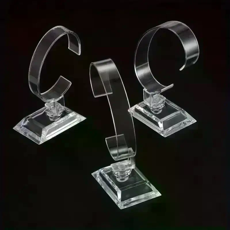 /HTF/時計ディスプレイスタンド、Cサークル透明ホルダーカ - Jewelry And Watches Inc のレビューと価格