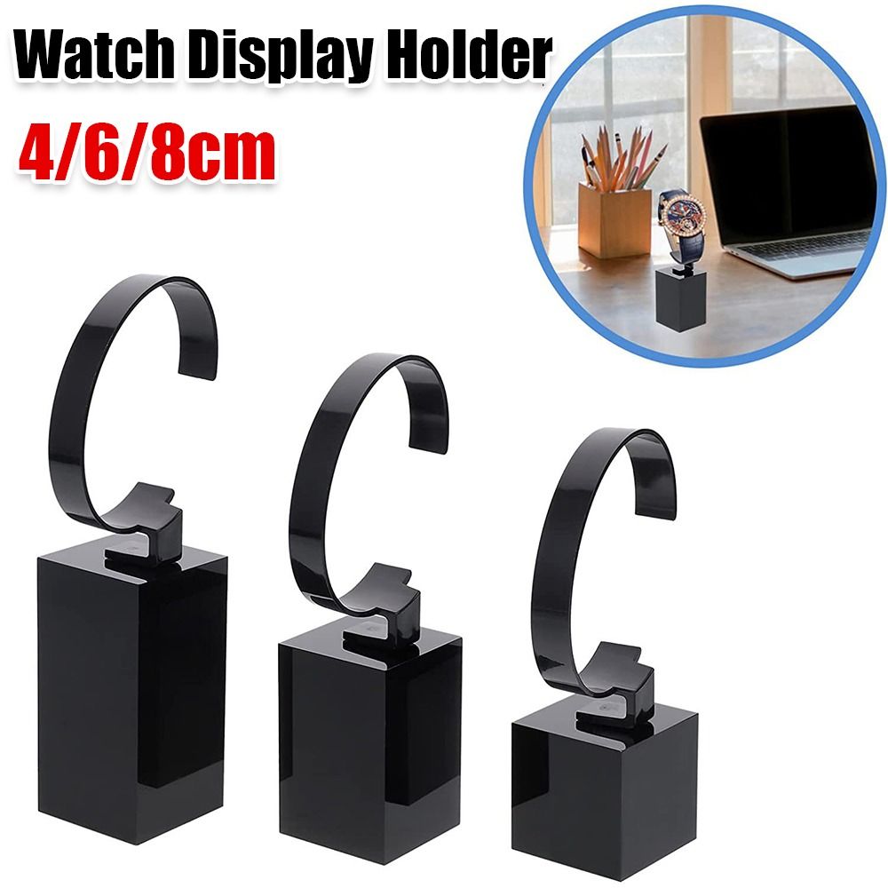 4/6/8 センチメートル新しいアクリル時計ディスプレイホル - Jewelry And Watches Inc のレビューと価格