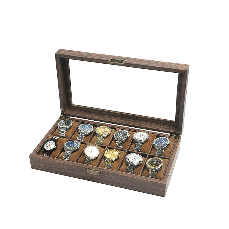 ヨーロッパの革製時計収納ボックスギフト包装ストールディスプレ - Watch Display Box のレビューと価格